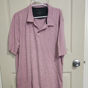 Threads 4 Thought Rose and Charcoal Polo Shirt